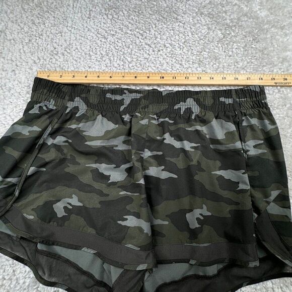 Athleta Camo Printed Mesh Racer Run Short NO LINER - Picture 8 of 11